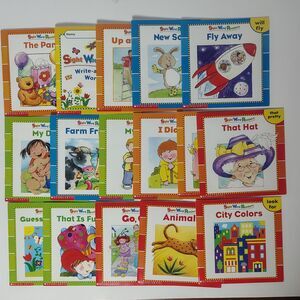 Lot Of 15 Scholastic Sight Word Readers With A Bonus Write-And-Learn Workbook